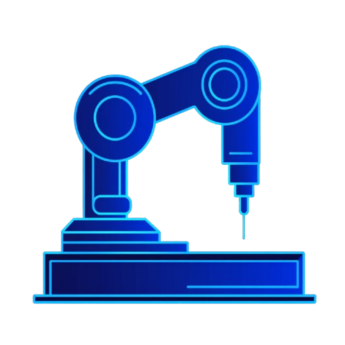 Custom CNC Machining Icon for Precision Parts Manufacturing