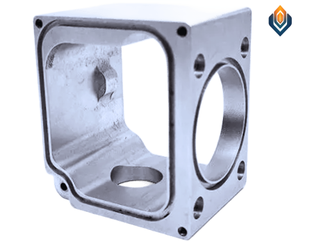 CNC heat exchanger housing for industrial cooling systems